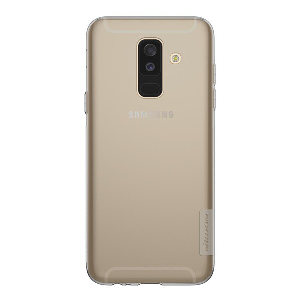 NILLKIN NATURE szilikon telefonvédő (0.6 mm, ultravékony) SZÜRKE [Samsung Galaxy A6+ (2018) SM-A605F] (5996457783496)