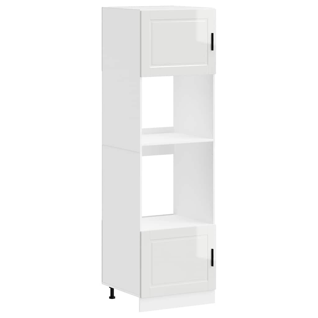 sütőszekrények 2 db Porto Gloss fehér színű műfa (3315053)