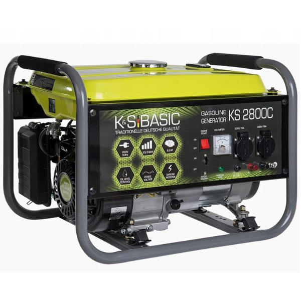 KS GENERATOR BENZYNOWY KSB 2800C 2,5kW 230V. BASIC (UZWOJENIE MIEDZIANE)