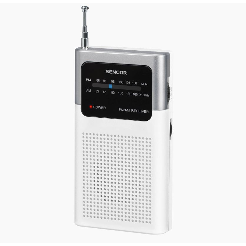 Sencor SRD 1100 W zsebrádió fehér (SRD 1100 W)