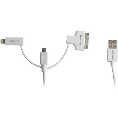 Hähnel Fototechnik USB / Micro-USB / Lightning / 30-Pin 10006510 Töltőkábel (10006510)