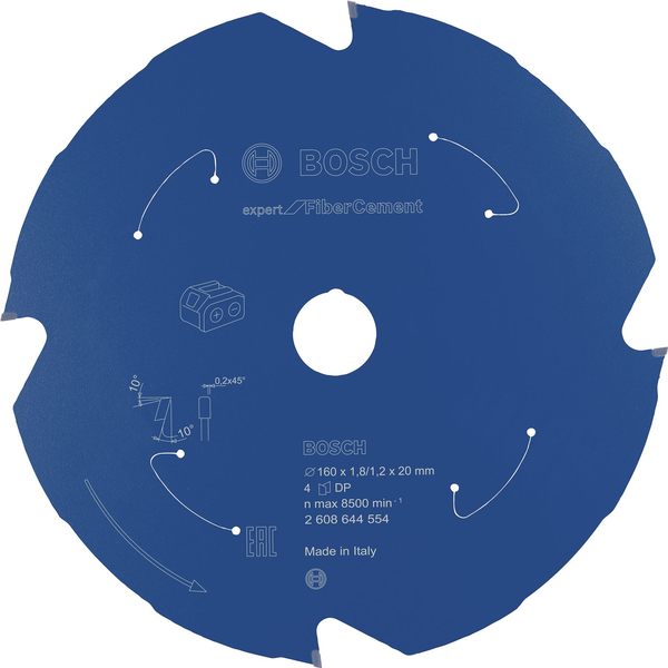 Bosch EXPERT FOR FIBRE CEMENT lama circolare 19 cm 1 pz