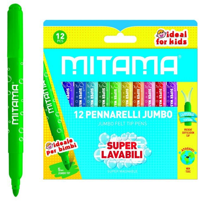 MITAMA washable, JUMBO 5 mm/12 pcs (61998)