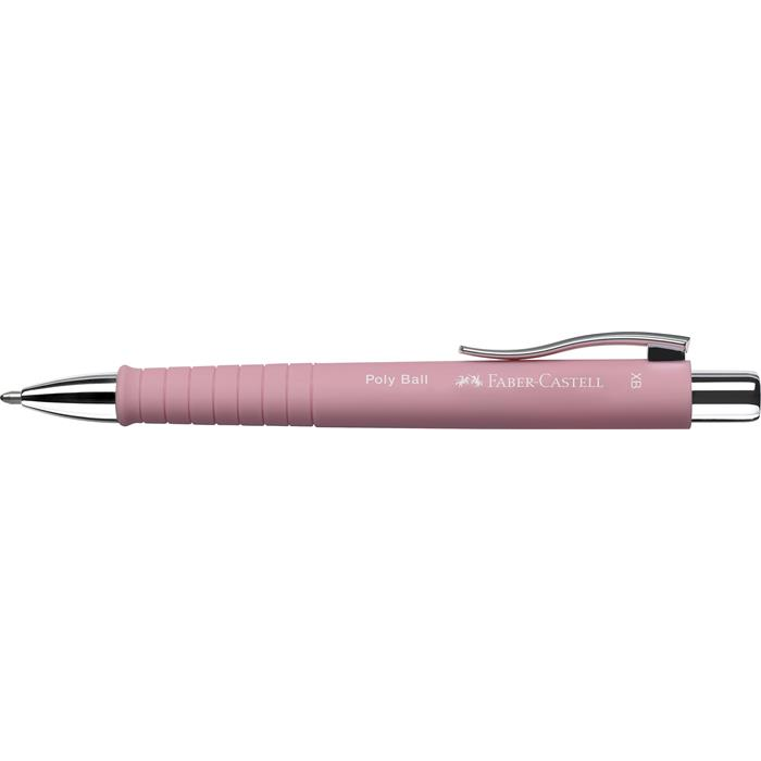 Faber-Castell Poly Ball nyomógombos rózsaszín golyóstoll - 0.5mm / Kék (241127)