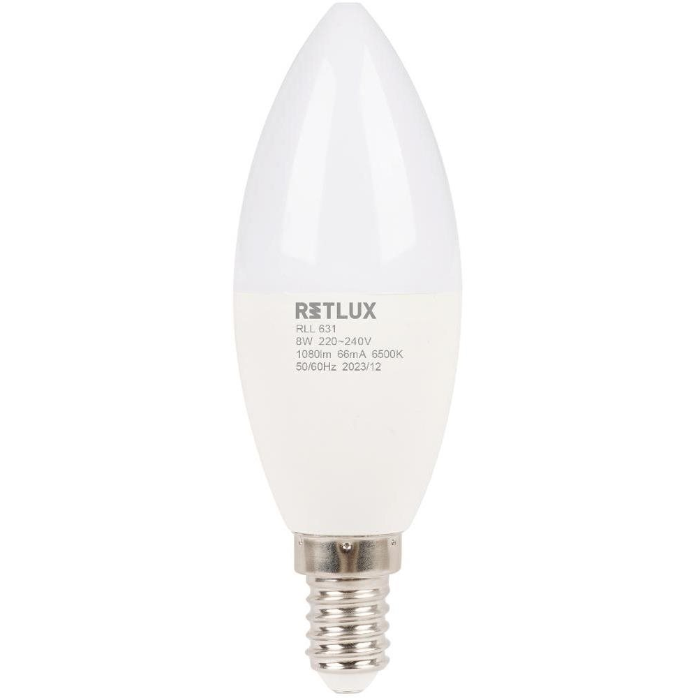 RETFLUX RLL 631 C37 E14 candle 8W DL D (RLL 631)