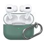 Phoner Simple Apple Airpods Pro szilikon tok akasztóval zöld (PN-CP-P1-3-PG)