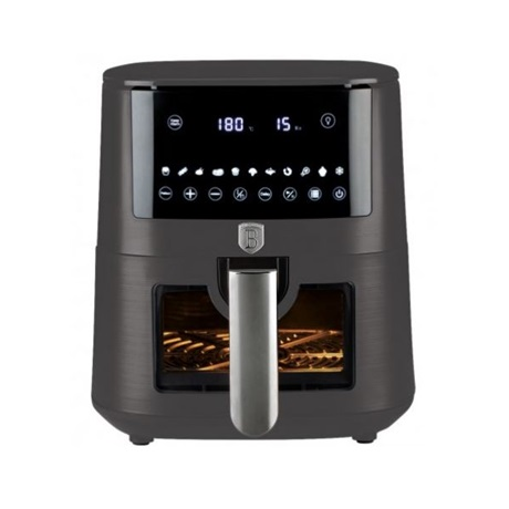 Berlinger Haus matt antracit 8 L forrólevegős sütő (BH/9609)