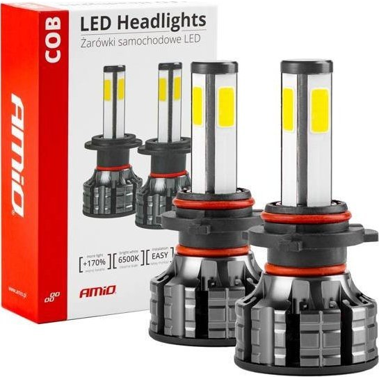 Led Autó Izzók cob Sorozat hb4 6500k amio-02847