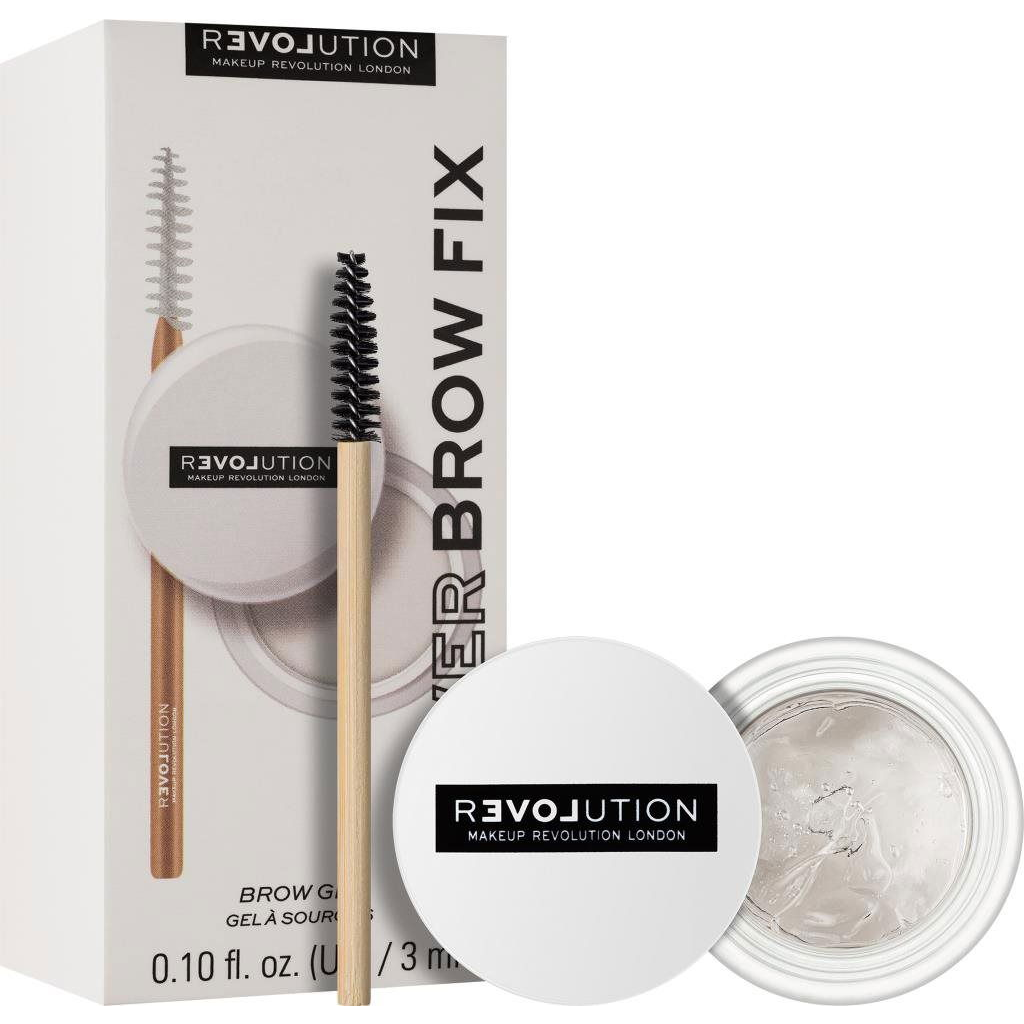 REVOLUTION RELOVE Power Brow Fix Clear 3 ml (5057566555357)