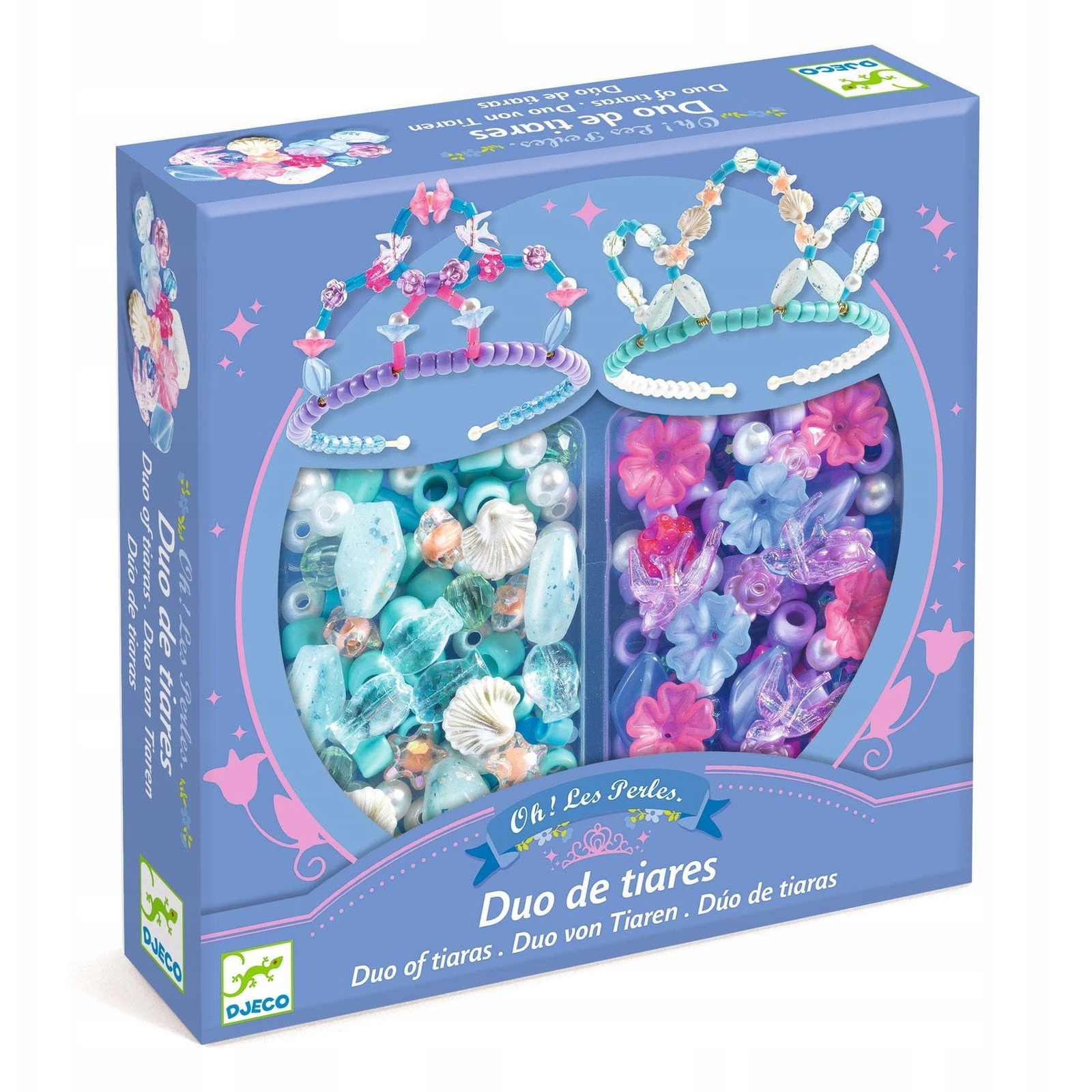 Ékszerkészítő Készlet Páros Tiara Kék Duo Of Tiaras Blue (DJ00038)