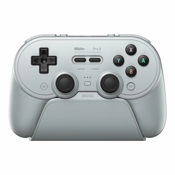 8BitDo Pro 3 Nintendo Switch / Switch 2 / PC / SteamOS / Mobil TMR Joystick szürke vezeték nélküli kontroller (RET00854)