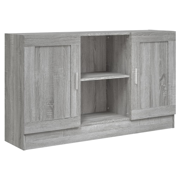 Servantă, sonoma gri, 120x30,5x70 cm, lemn prelucrat