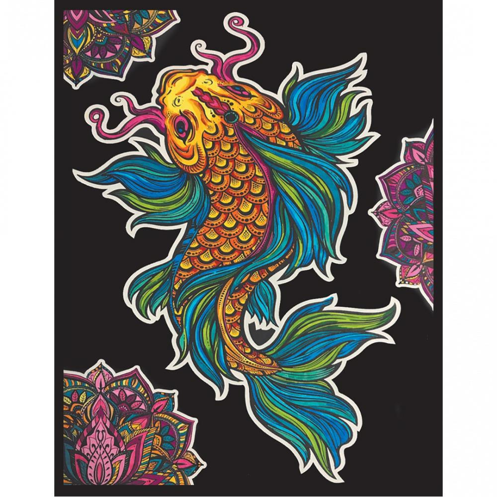 Colorvelvet Bársony kép - Koi ponty (CVL133)