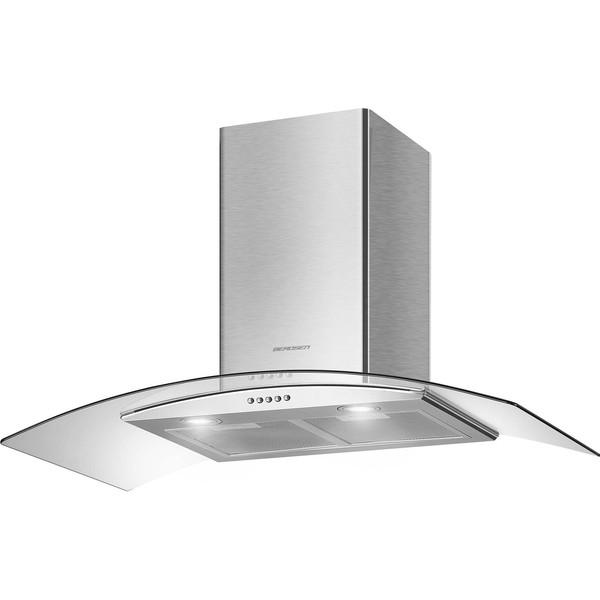 Berdsen Bt-223 Kürtős Konyhai Páraelszívó 90 cm, 500 M3/H, Inox