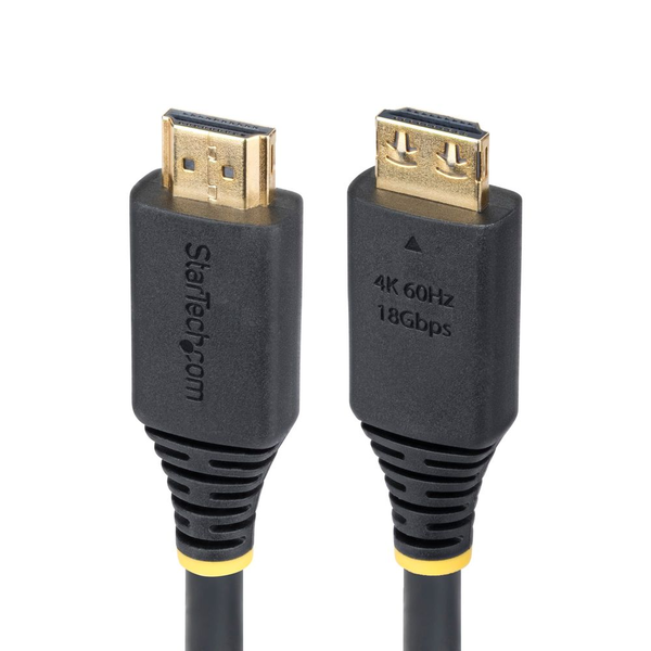 StarTech.com HDMI2-CABLE-GRIP-3F cavo HDMI 0,9 m HDMI tipo A (Standard) Nero