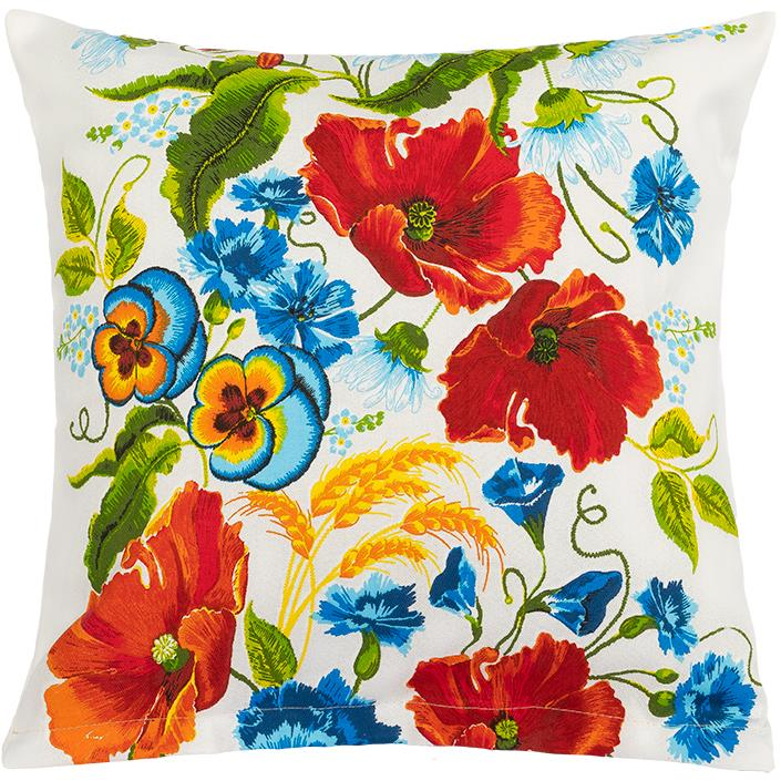BELLATEX GITA cushion 45 × 45 cm 55/614 poppies (11105)