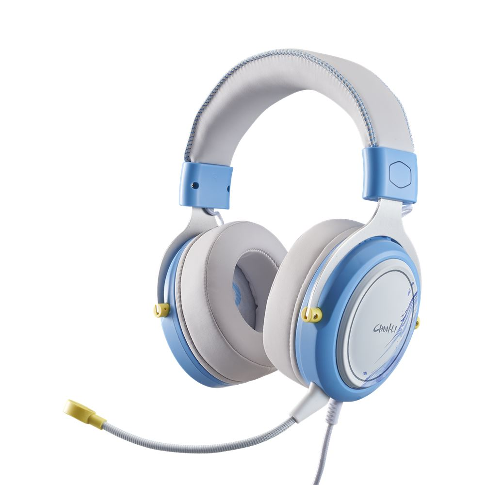 Cooler Master CH-331 CHUN-LI gaming headset fehér-kék (CH-331-SF6CL) (CH-331-SF6CL)