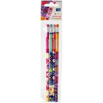 Starpak Etno Grafit Ceruza Radírral - 4 db-os (STK OLO29)