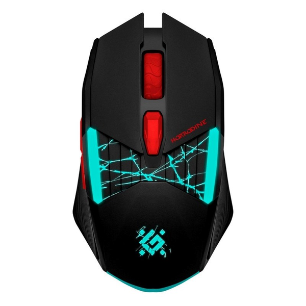 Defender GM-126 Tisa Gaming Egér 3200 DPI Bluetooth+RF Fekete