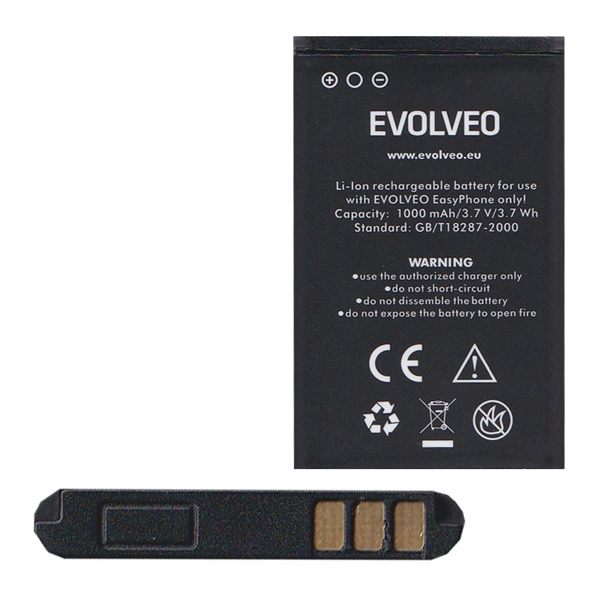 Evolveo EP-500 Easy Phone Telefon akkumulátor 1000 mAh