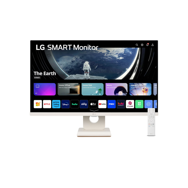LG 27SR50F-W 27" Full HD Smart Monitor fehér