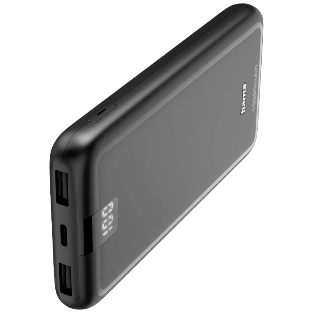 Hama Perf10 Power Bank 10000mAh - Fekete (00201709)