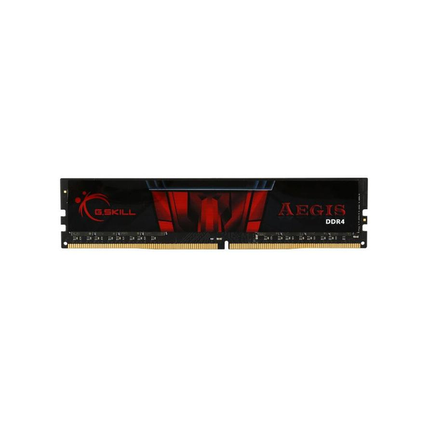 Памет G.Skill Aegis, DDR4, 8 GB, 2800MHz, CL17 (F4-2800C17S-8GIS), черен/червен