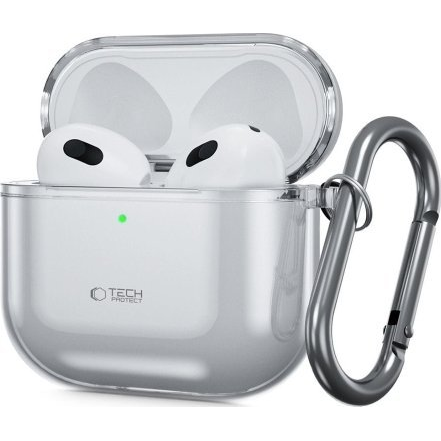 Flipové Puzdro Tech-protect pre Apple AirPods 4, sivé