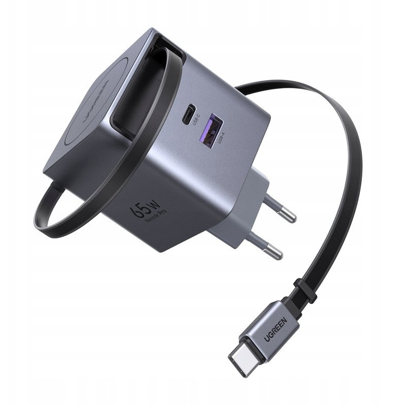 UGREEN UGREEN X615 65W GaN Charger 1A1C Töltőadapter 65 W Szürke (65825)