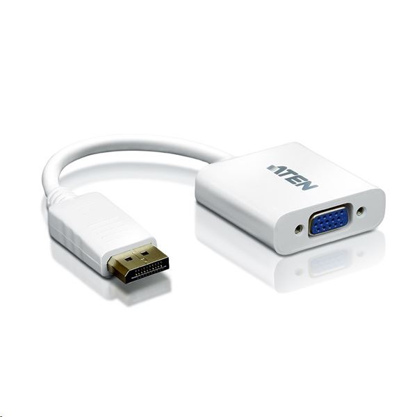 ATEN VC925-AT адаптер за видео кабел DisplayPort VGA (D-Sub) Бяла
