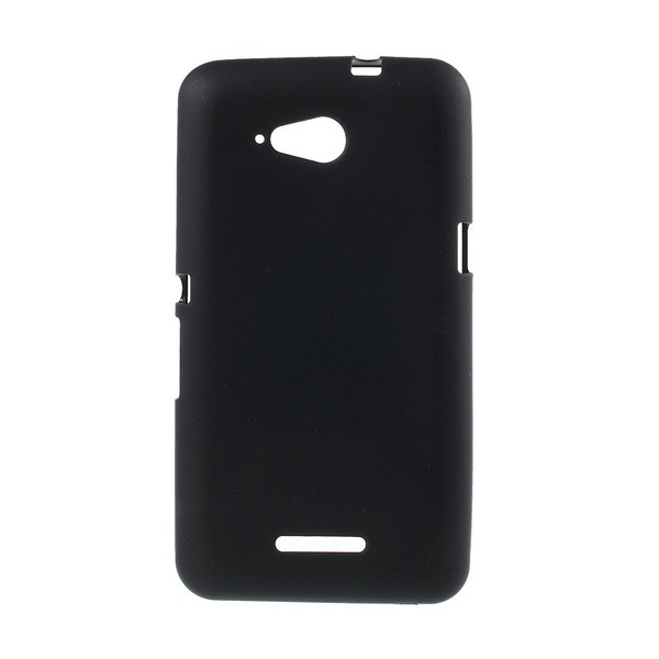 Szilikon telefonvédő (matt) FEKETE [Sony Xperia E4g (E2003)] (5996457548828)