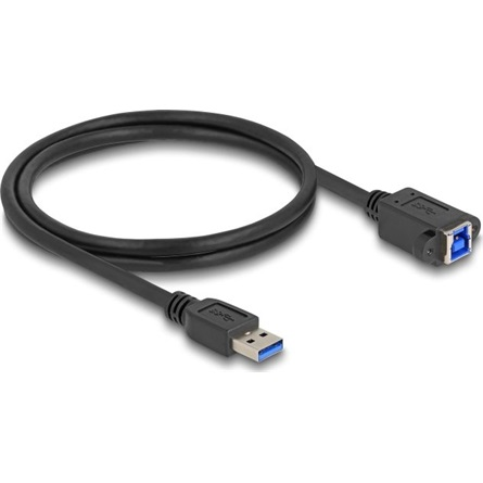 DELOCK USB 5 Gbps Kabel USB Typ-A St > USB Typ-B Bu 1m schw.