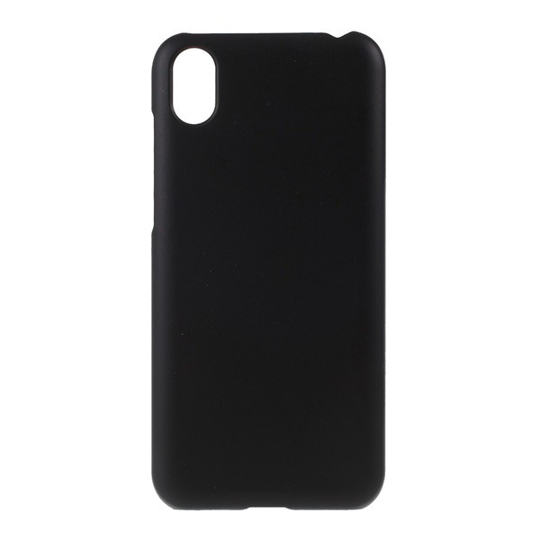 Műanyag telefonvédő (gumírozott) FEKETE [Honor 8S (2020)] (5996457888214)