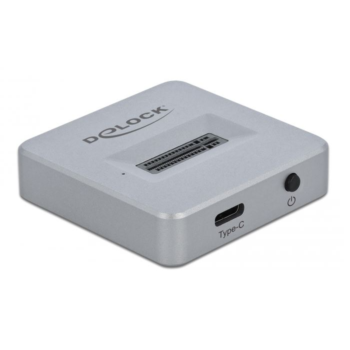 Delock M.2 NVMe PCIe SSD dokkoló szürke (64000) (delock64000)