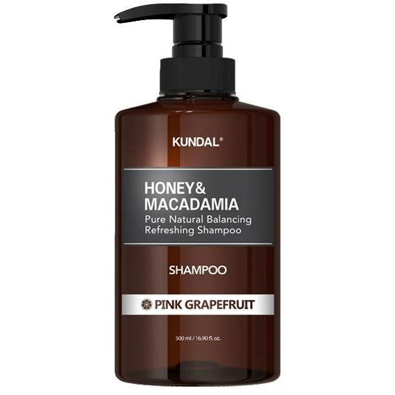 KUNDAL Honey &amp; Macadamia Nature Shampoo Pink Grapefruit 500 ml