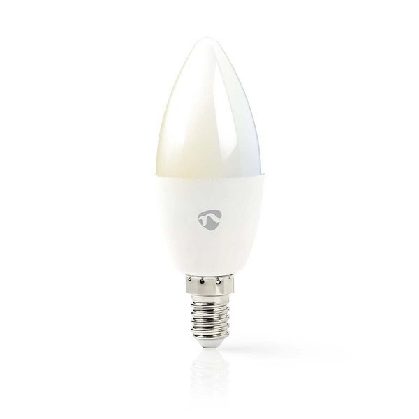 Bec inteligent LED Nedis, Wi-Fi, dimabil, E27, 4.5W (35W), 350 lm, A+, lumina alba calda/rece