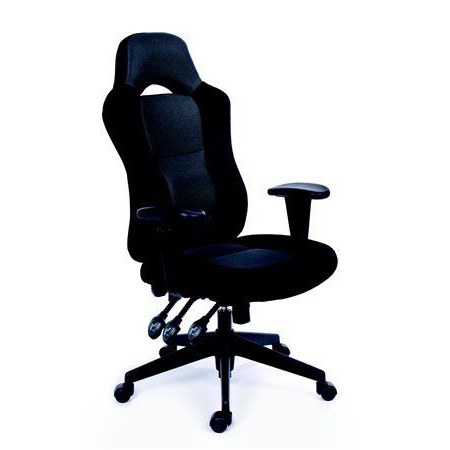 MAYAH "Racer" főnöki szék (BBSZVV21/ 11187-01 BLACK/GRAY) (11187-01 BLACK/GRAY)