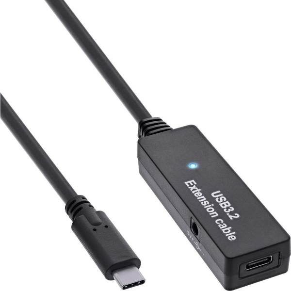 InLine 35650C USB kábel USB 3.2 Gen 1 (3.1 Gen 1) 5 m USB C Čierna
