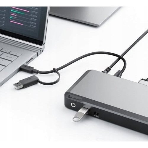ALOGIC DX2 Cablato USB 3.2 Gen 1 (3.1 Gen 1) Type-C Nero, Grigio