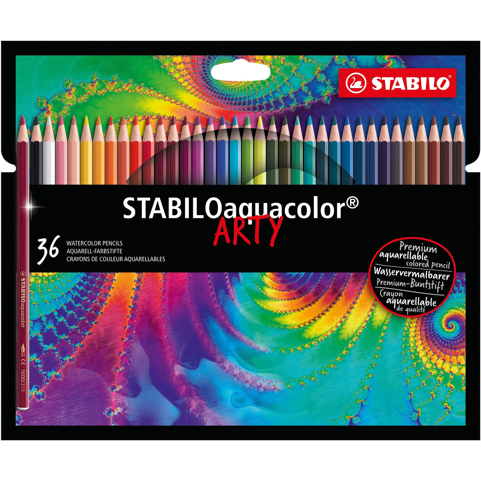 STABILOaquacolor - ARTY - 36 db-os szett - 36 különböző szín (4006381547222)