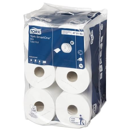 Hartie igienica 111m, Tork Smart One Mini 12 role la bax