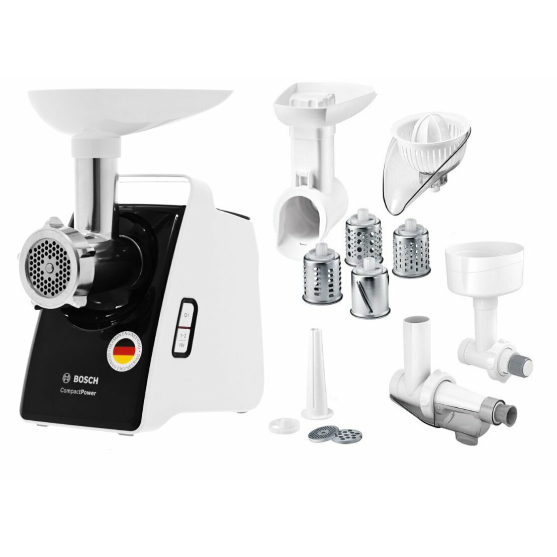 Bosch MFW3X18B Elektromos Húsdaráló 2000W - Fehér / Fekete (MFW3X18B)