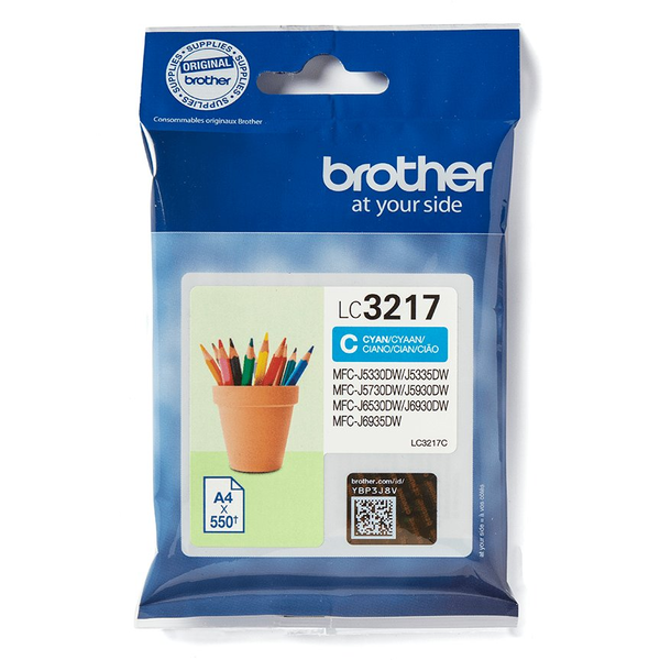 Brother LC3217C tintapatron Cián 550 oldal