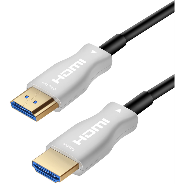 PremiumCord HDMI, High Speed + Ethernet, 4K@60Hz M/M, 25m, aranyozott csatlakozó