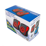 Esperanza USB POČÍTAČOVÉ REPRODUKTORY 5V ČERNO-ČERVENÉ 6W 2x3W