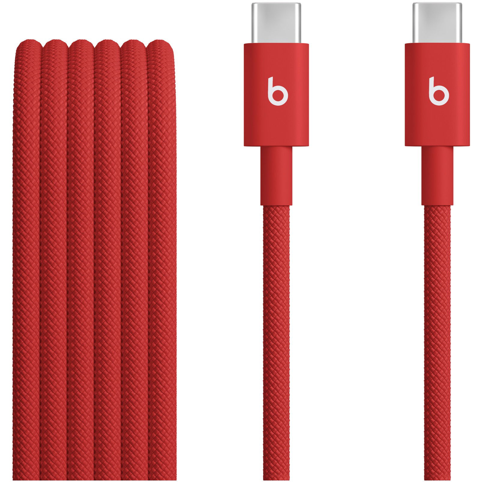Apple Beats USB-C to USB-C Woven Cable (1.5m) - Rapid Red (mdgf4ee/a)