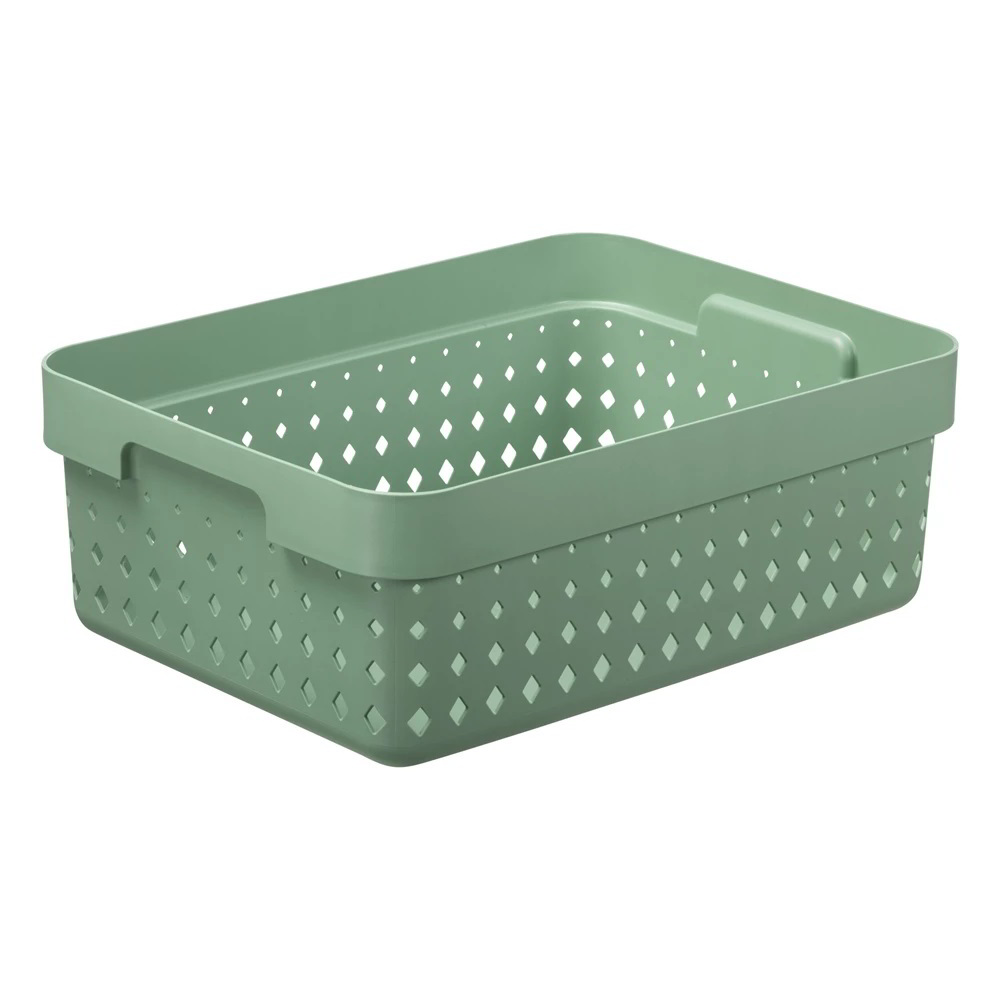 Iris Seoul Műanyag Tárolókosár 10.8L - Zöld (60240811)