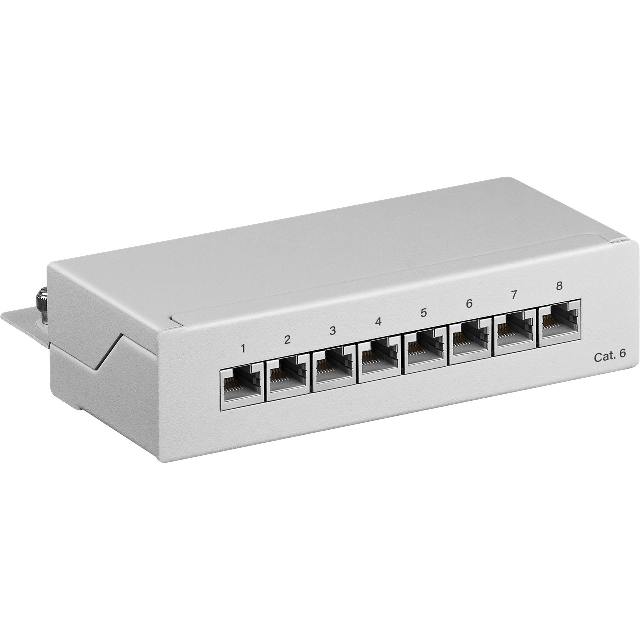 Goobay 93047 Asztali patch panel - 8 port (93047)