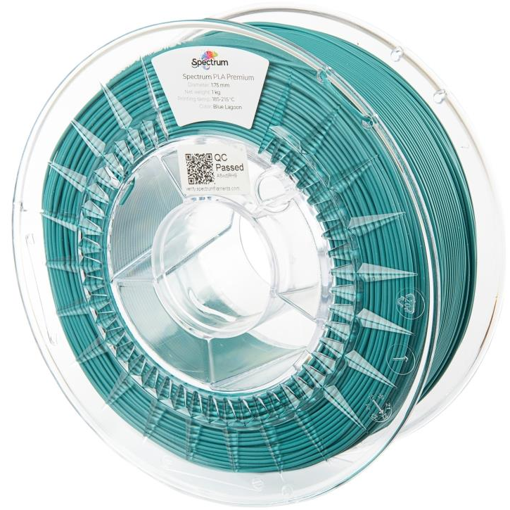 Spectrum 3D nyomtatószál, Premium PLA, 1,75 mm, Blue Lagoon, 1 kg (80048)