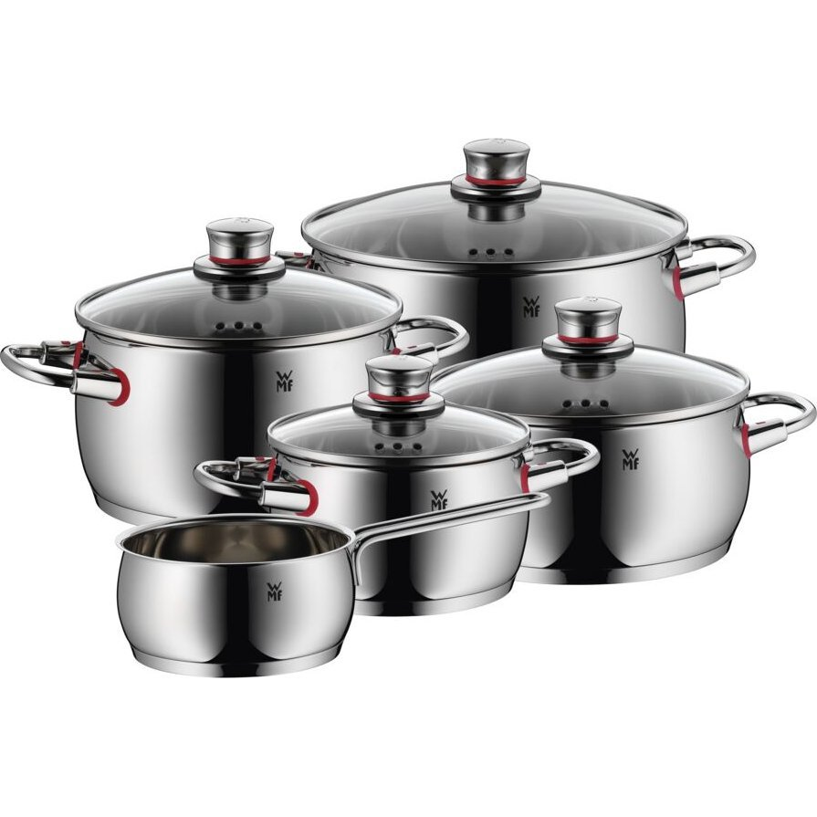 WMF Quality One Rozsdamentes Acél Edénykészlet - Inox (5 részes) (4000530736444)